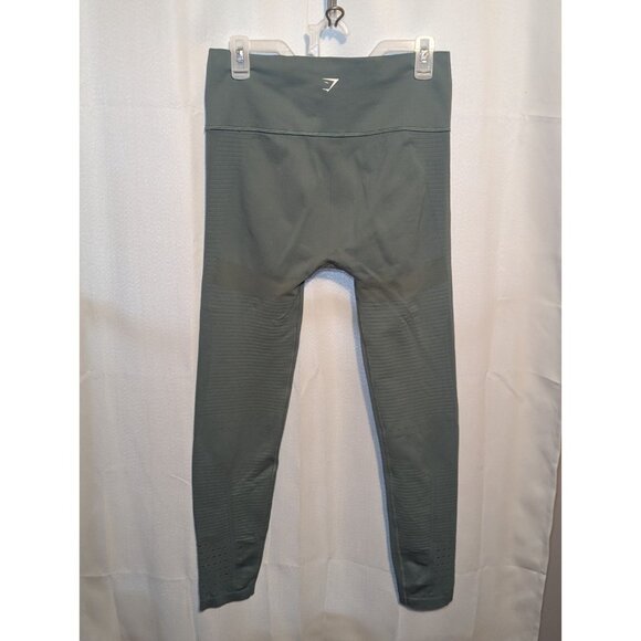 Gymshark Women’s Energy+ Seamless Leggings Size XL Color Eucalyptus Green - Picture 7 of 13